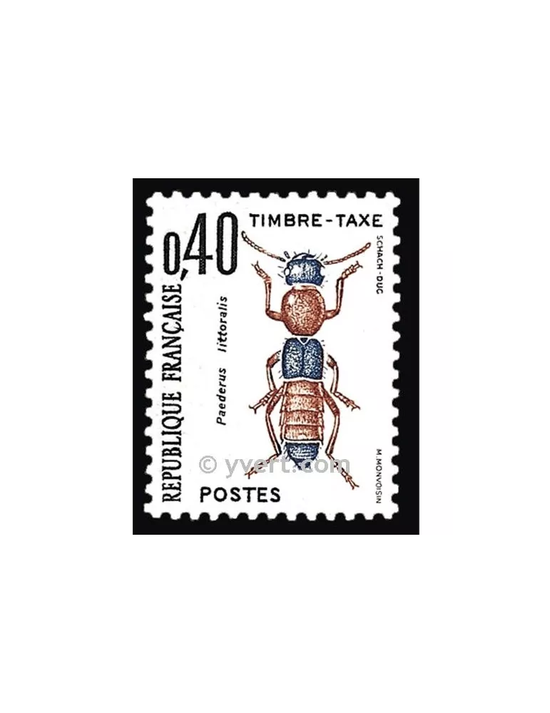 n° 110 - Timbre France Taxe