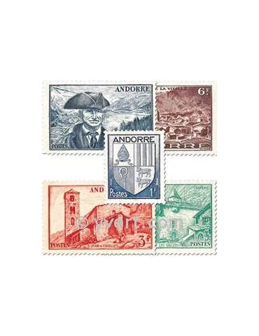 n° 119/137 -  Timbre Andorre Poste