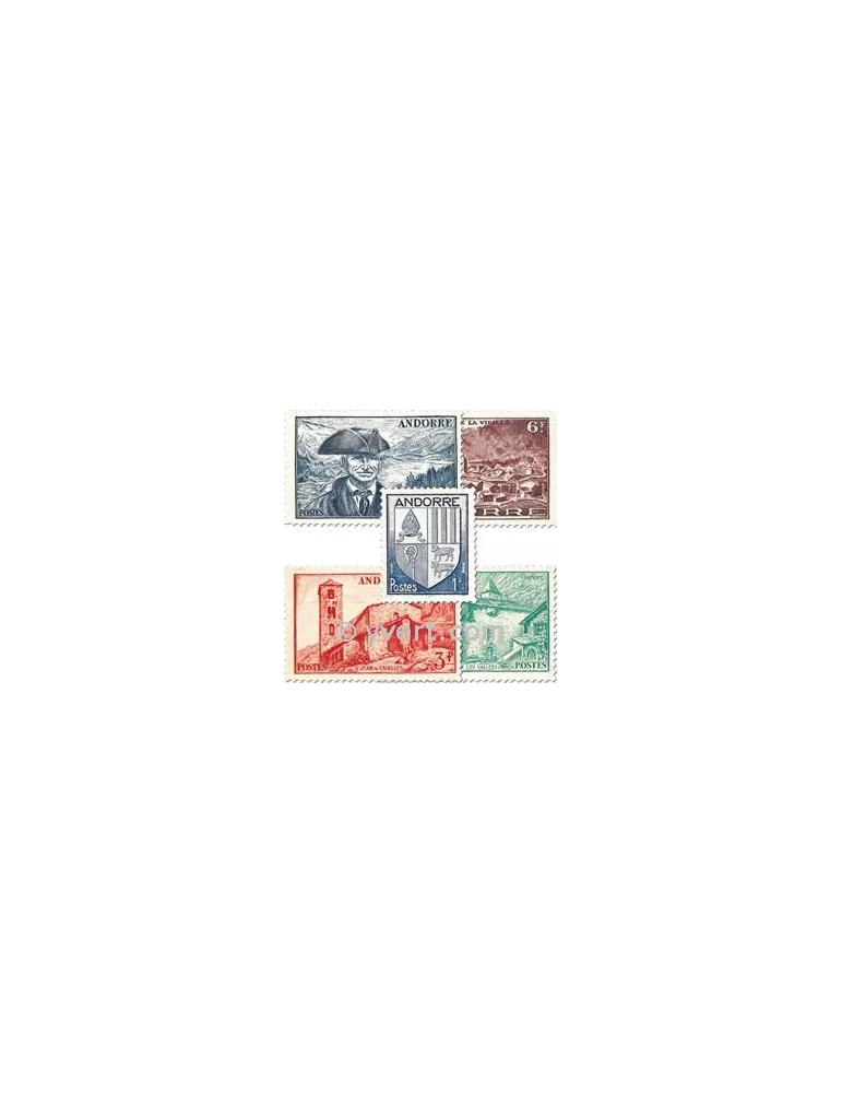 n° 119/137 -  Timbre Andorre Poste