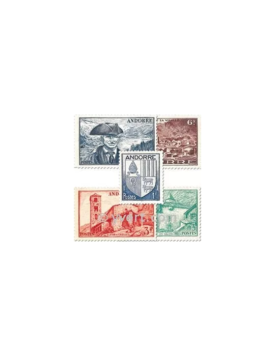 n° 119/137 -  Timbre Andorre Poste