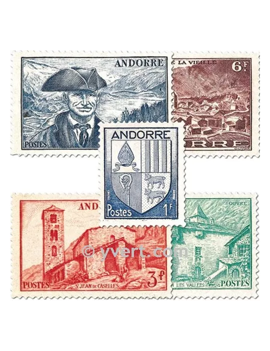 n° 119/137 -  Timbre Andorre Poste