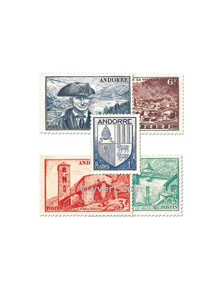 n° 119/137 -  Timbre Andorre Poste