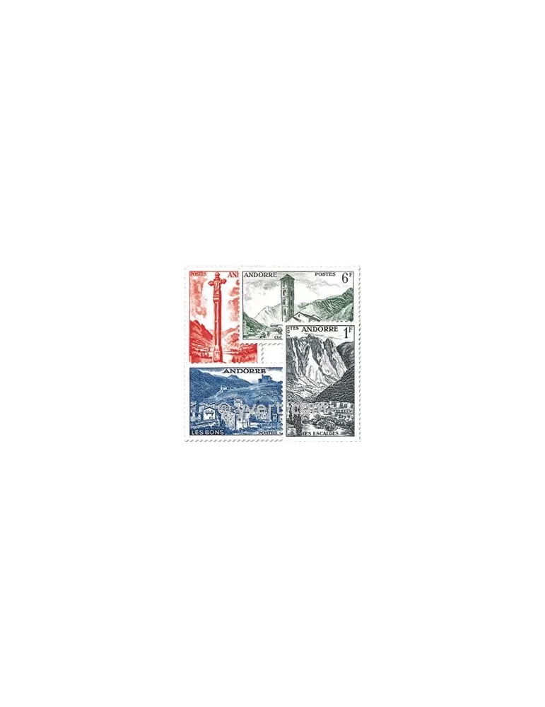 n° 138/153 -  Timbre Andorre Poste