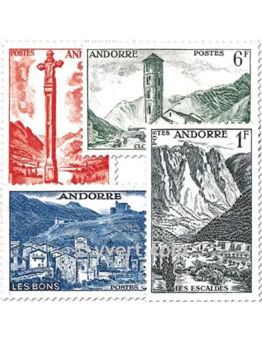 n° 138/153 -  Timbre Andorre Poste 2