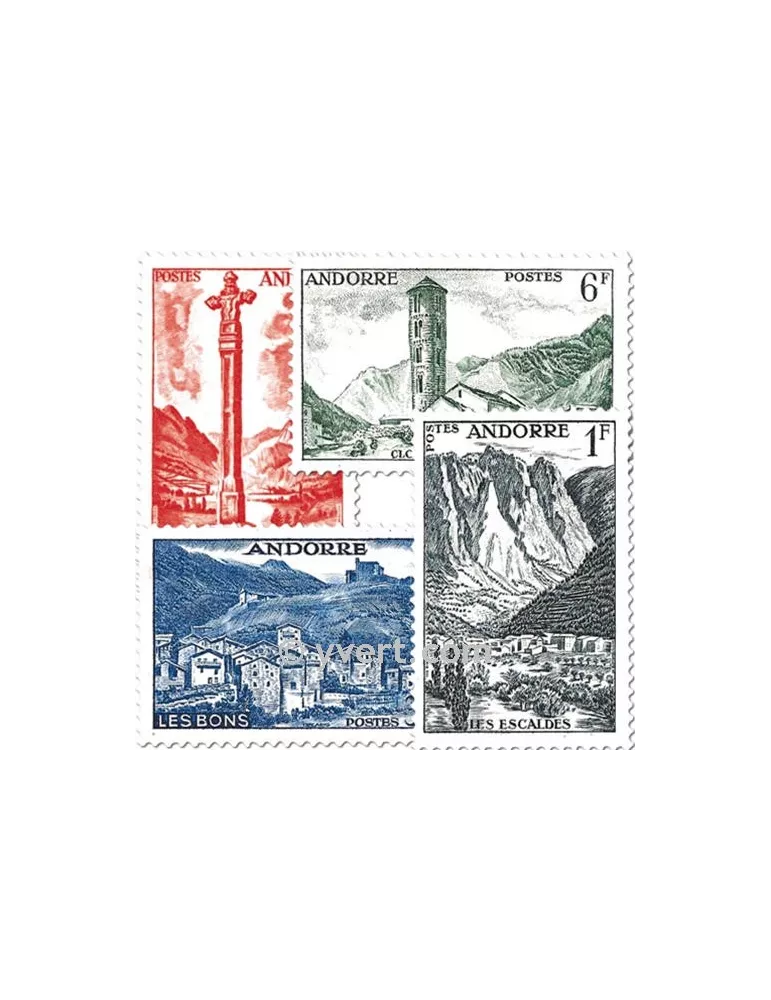 n° 138/153 -  Timbre Andorre Poste