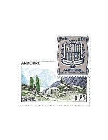 n° 153A/164 -  Timbre Andorre Poste