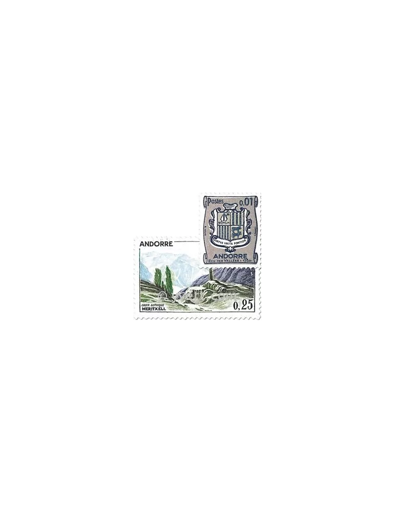 n° 153A/164 -  Timbre Andorre Poste