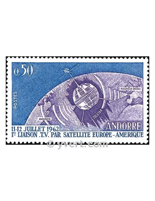 n° 165 -  Timbre Andorre Poste