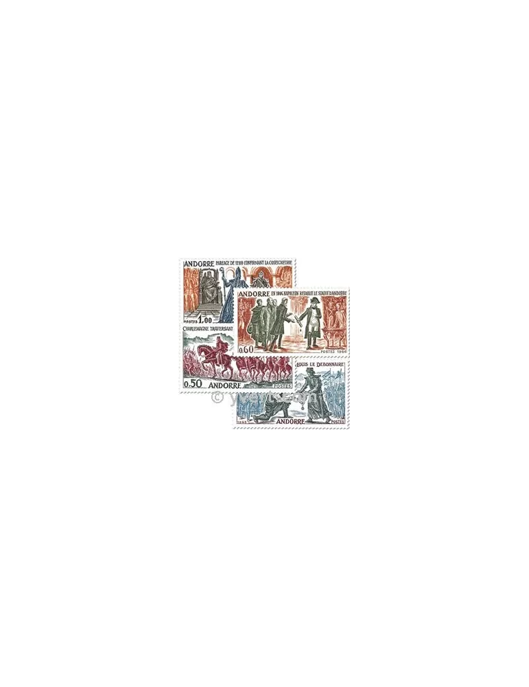 n° 167/170 -  Timbre Andorre Poste