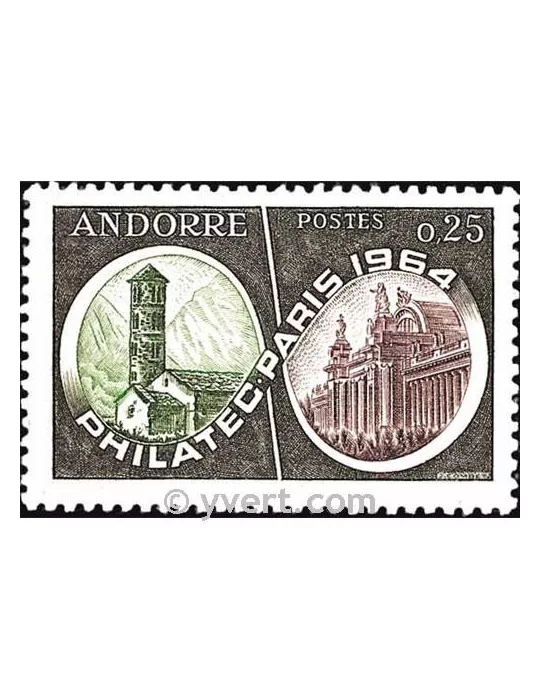 n° 171 -  Timbre Andorre Poste