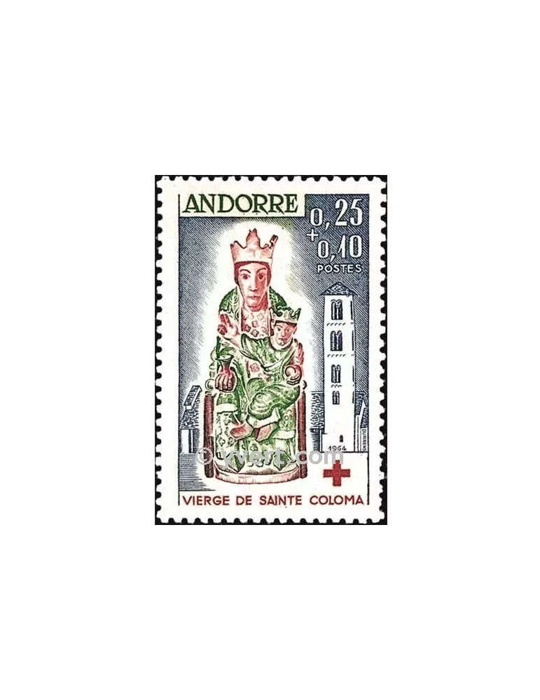 n° 172 -  Timbre Andorre Poste