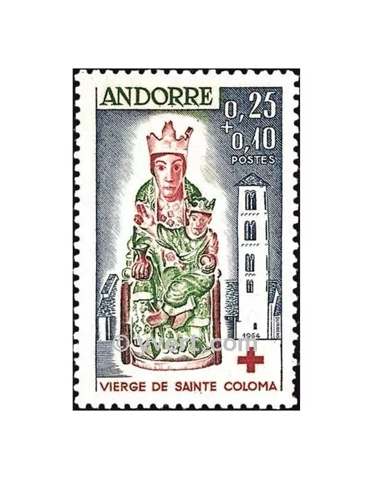 n° 172 -  Timbre Andorre Poste