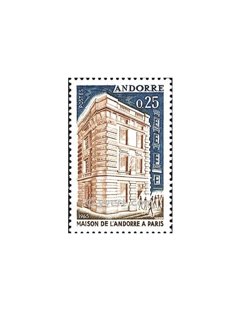 n° 174 -  Timbre Andorre Poste