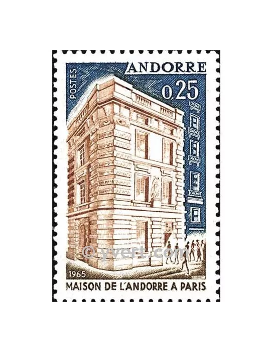 n° 174 -  Timbre Andorre Poste