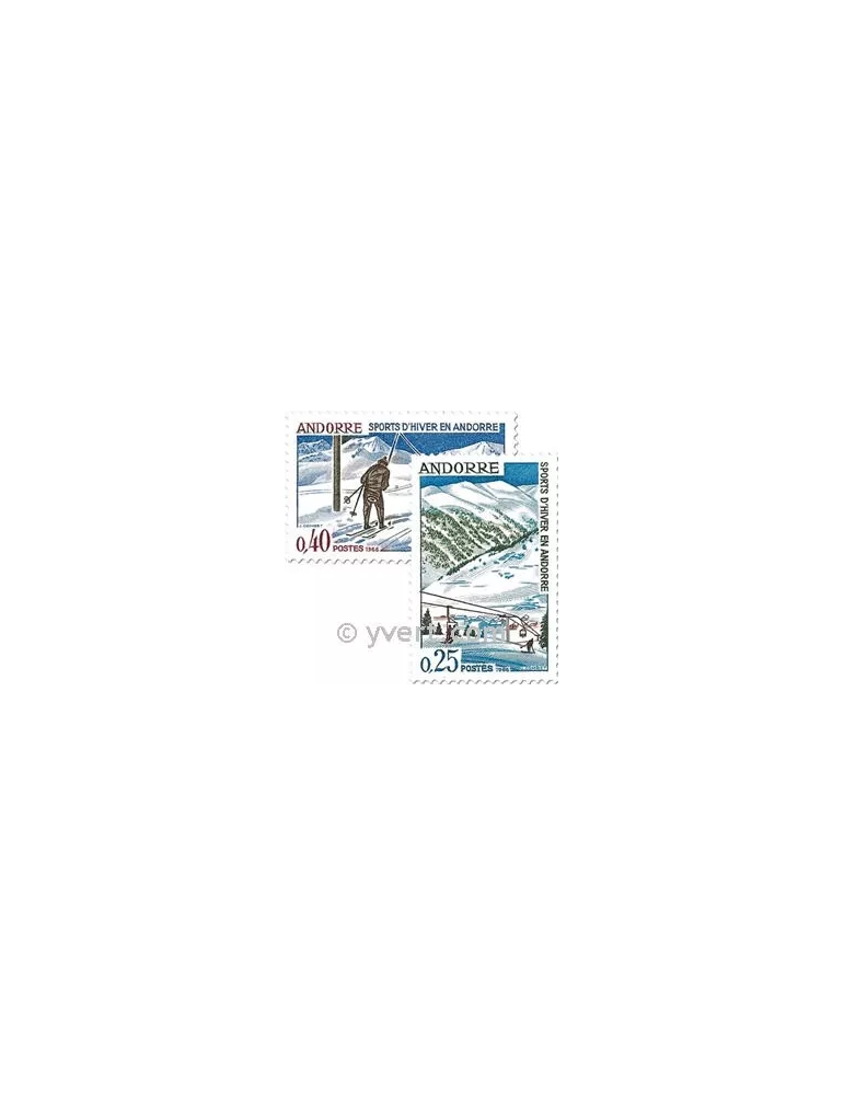 n° 175/176 -  Timbre Andorre Poste