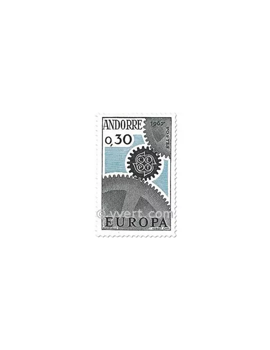n° 179/180 -  Timbre Andorre Poste