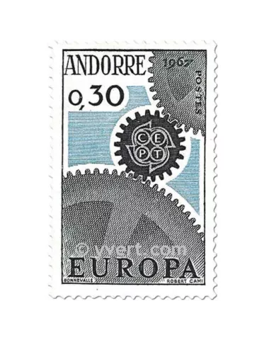 n° 179/180 -  Timbre Andorre Poste 2