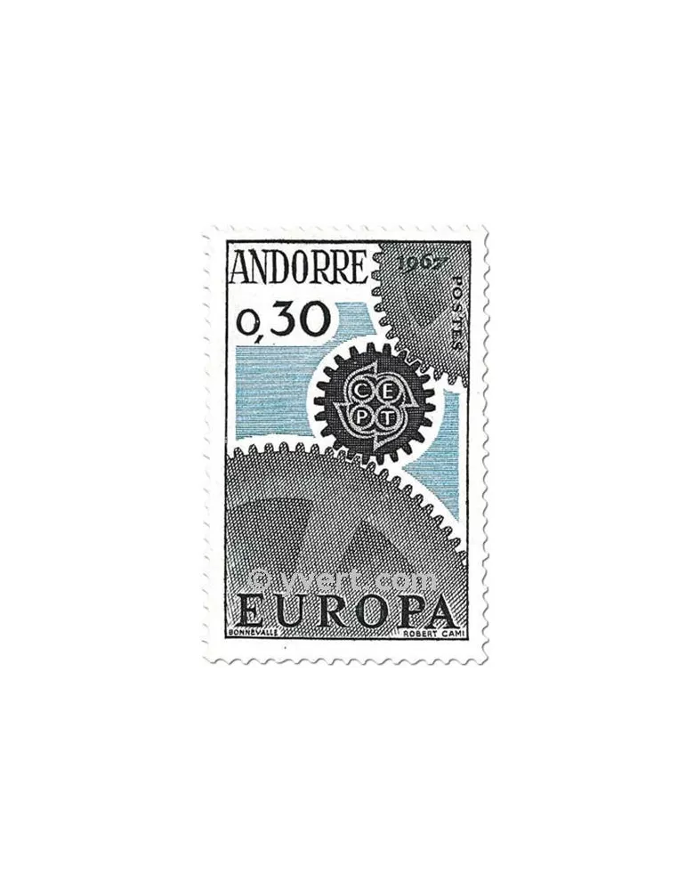 n° 179/180 -  Timbre Andorre Poste