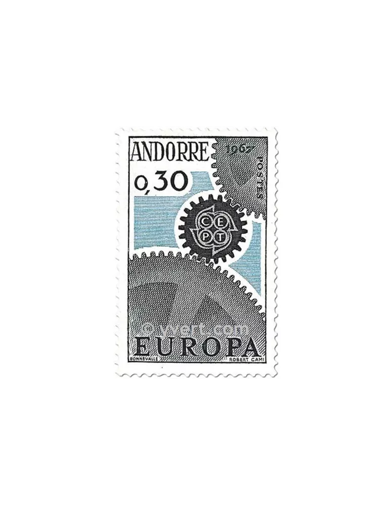 n° 179/180 -  Timbre Andorre Poste