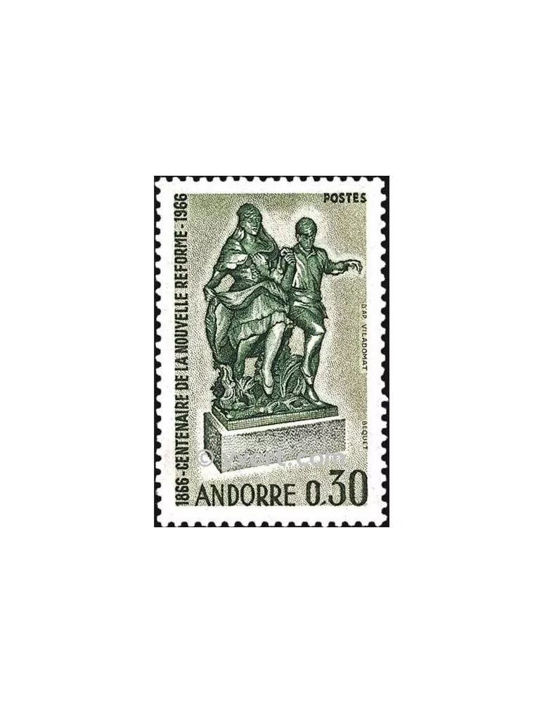 n° 181 -  Timbre Andorre Poste