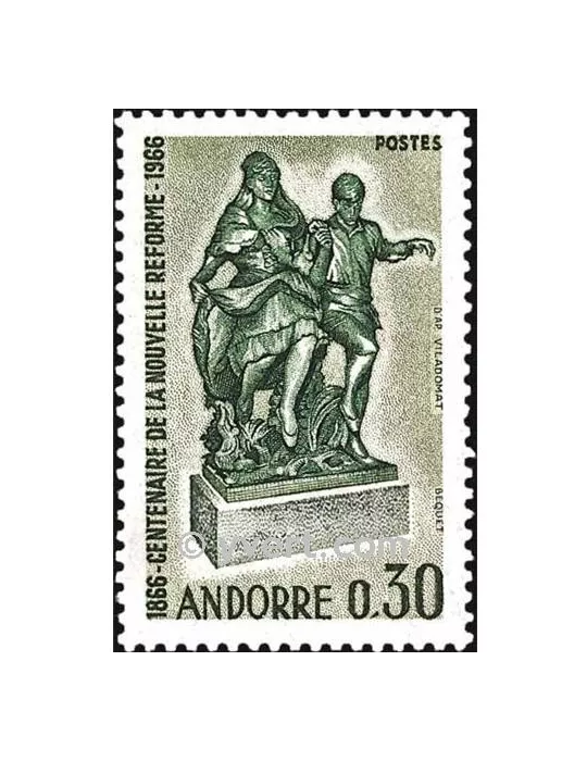 n° 181 -  Timbre Andorre Poste