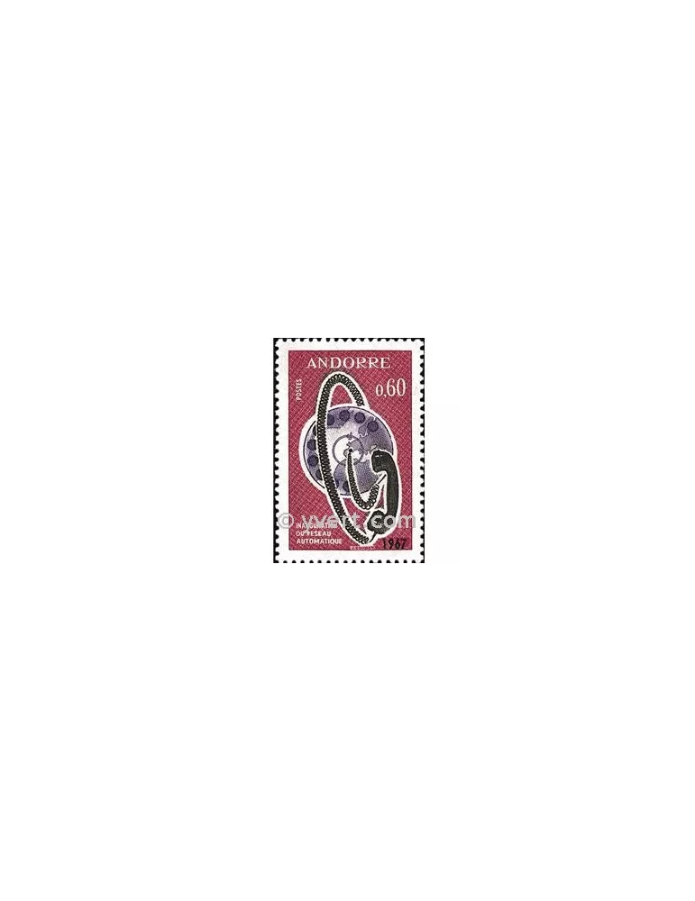 n° 182 -  Timbre Andorre Poste