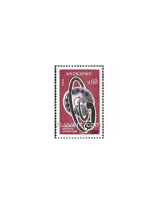 n° 182 -  Timbre Andorre Poste