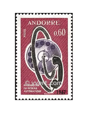 n° 182 -  Timbre Andorre Poste 2