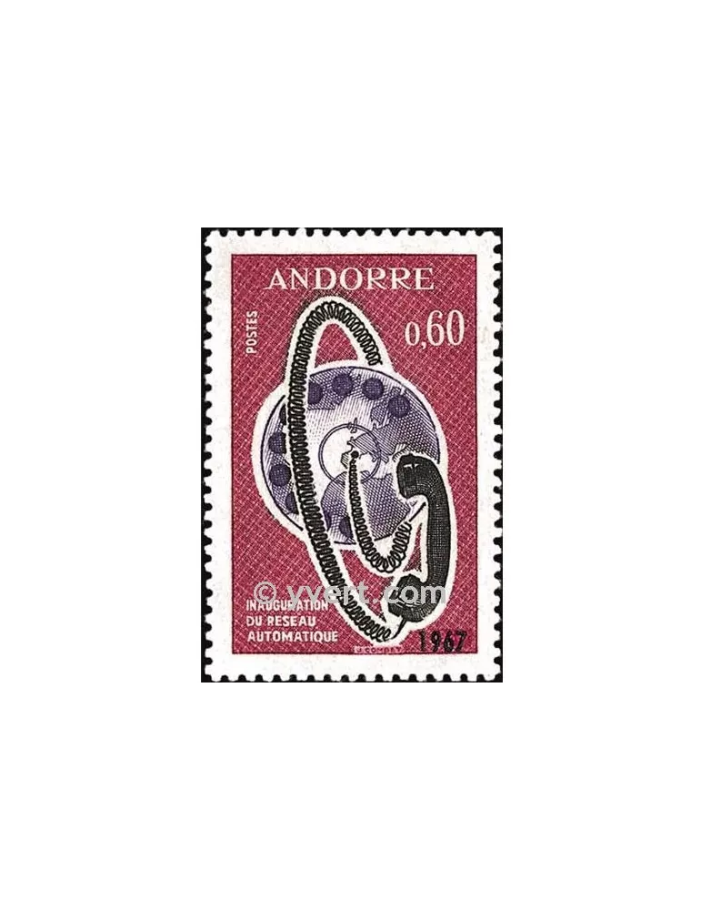 n° 182 -  Timbre Andorre Poste