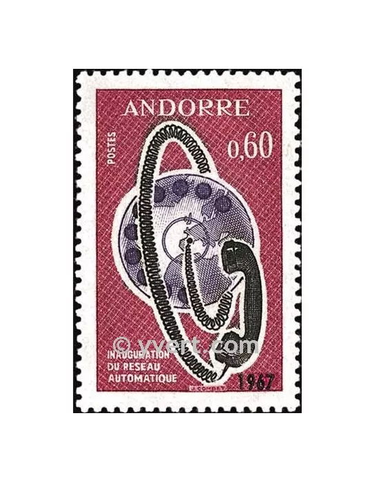 n° 182 -  Timbre Andorre Poste