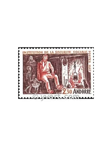 n° 183 -  Timbre Andorre Poste