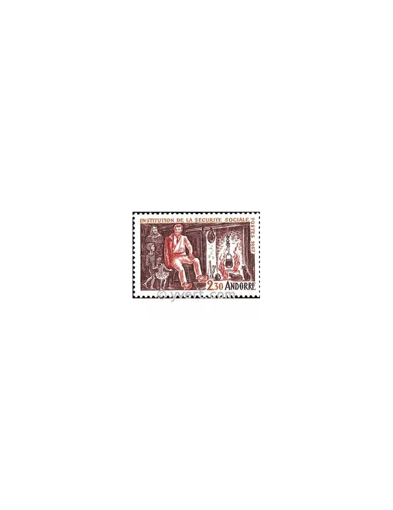 n° 183 -  Timbre Andorre Poste
