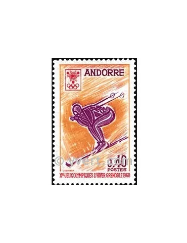 n° 187 -  Timbre Andorre Poste