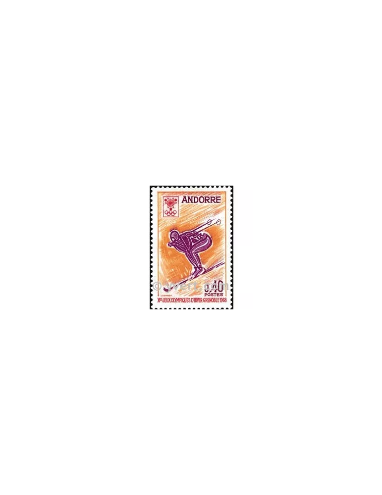 n° 187 -  Timbre Andorre Poste