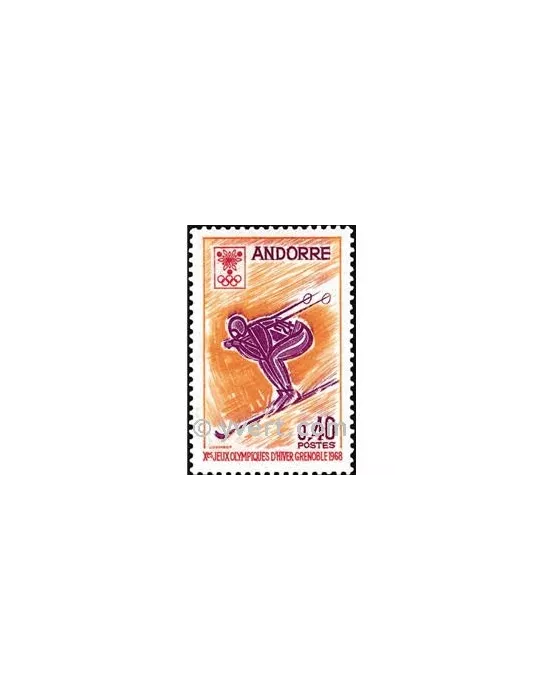 n° 187 -  Timbre Andorre Poste