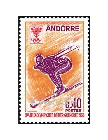 n° 187 -  Timbre Andorre Poste 2