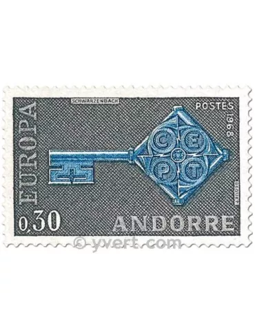 n° 188/189 -  Timbre Andorre Poste 2
