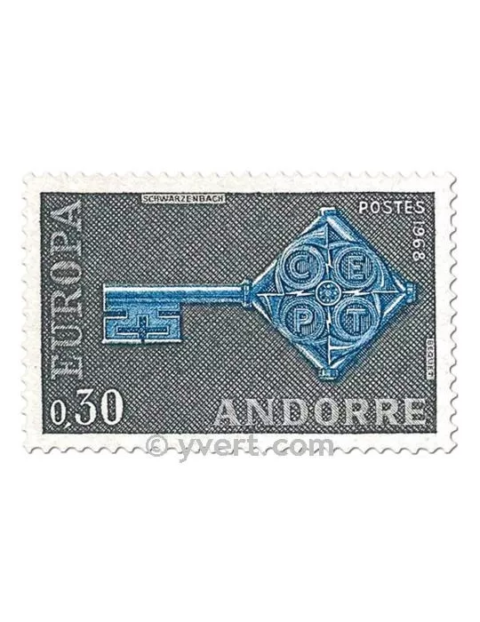n° 188/189 -  Timbre Andorre Poste