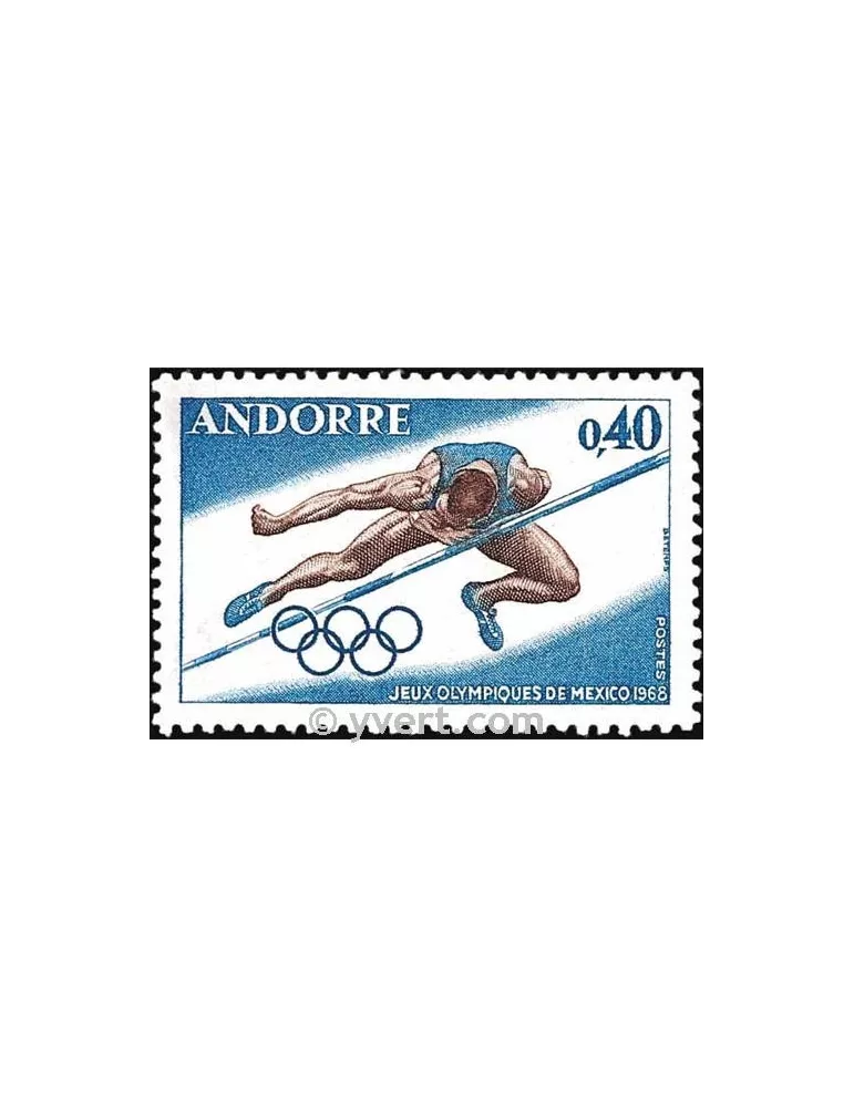 n° 190 -  Timbre Andorre Poste