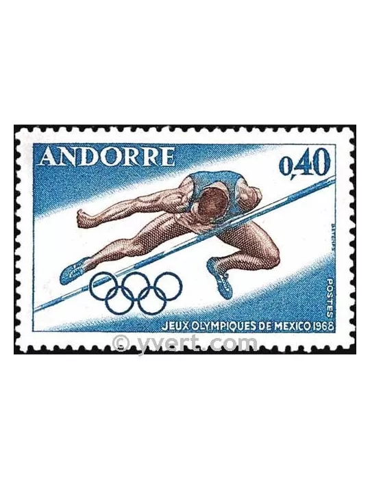 n° 190 -  Timbre Andorre Poste