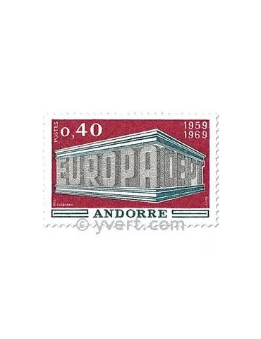 n° 194/195 -  Timbre Andorre Poste