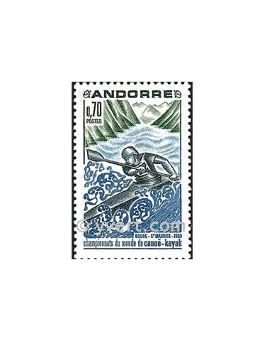 n° 196 -  Timbre Andorre Poste