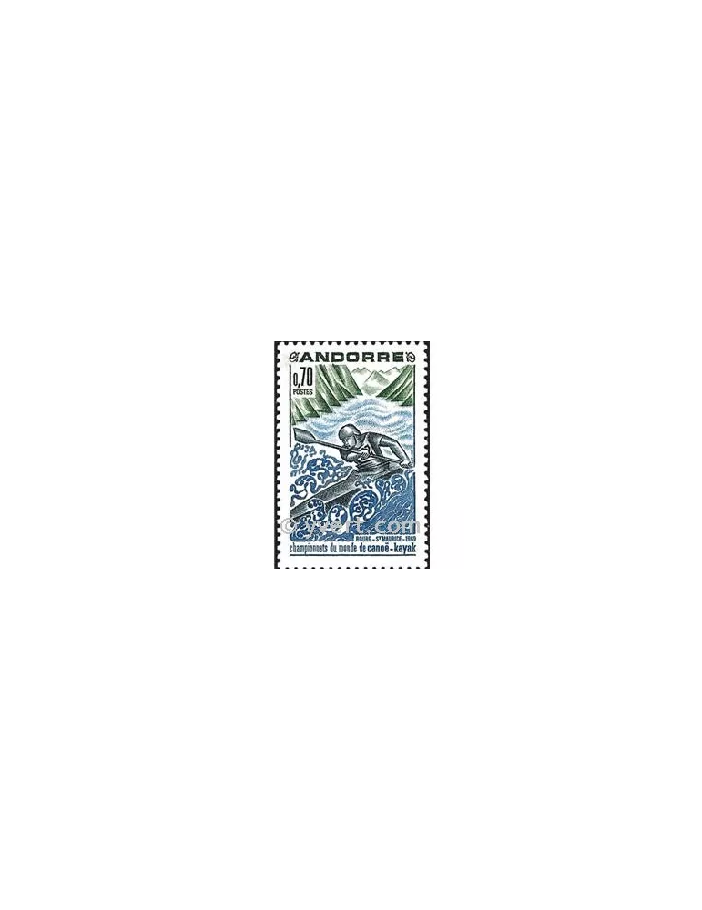 n° 196 -  Timbre Andorre Poste