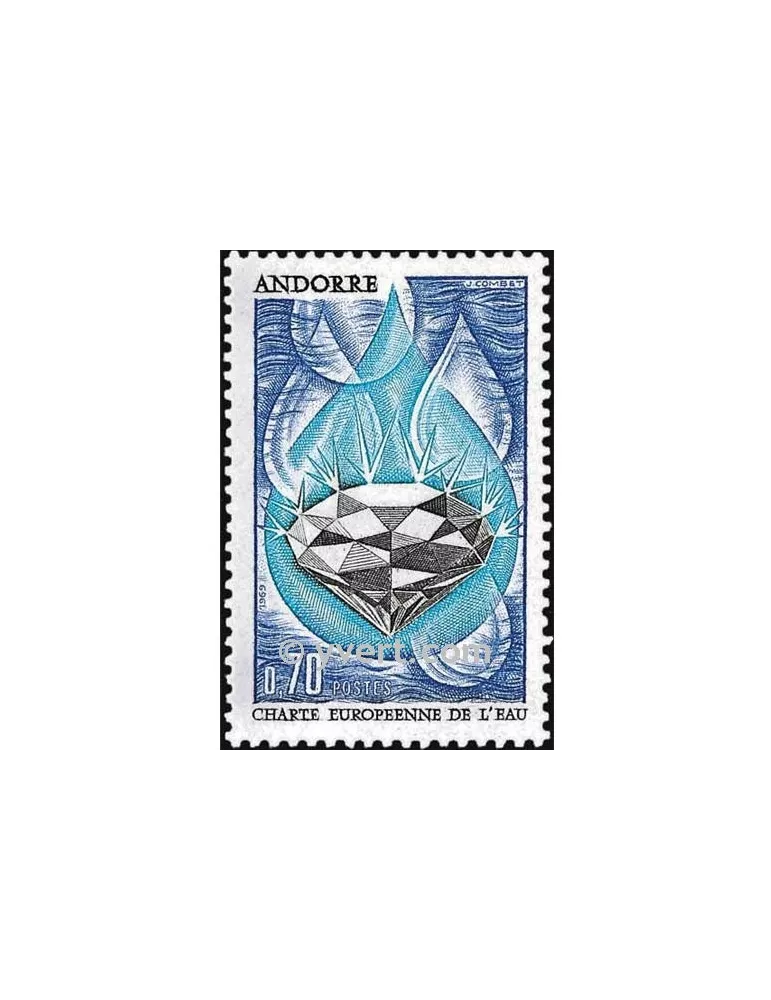 n° 197 -  Timbre Andorre Poste