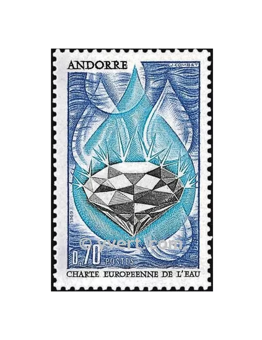 n° 197 -  Timbre Andorre Poste