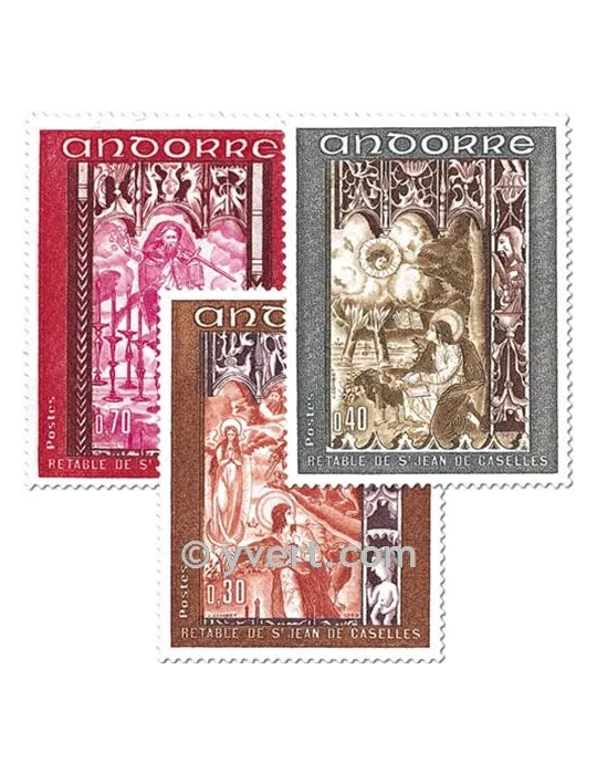 n° 198/200 -  Timbre Andorre Poste