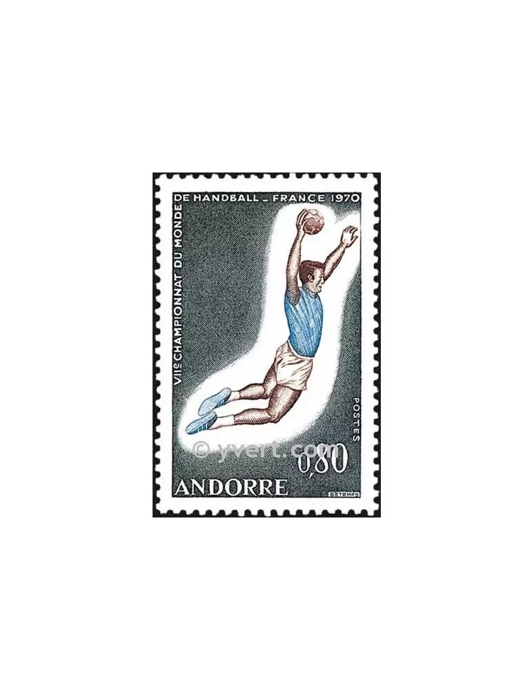 n° 201 -  Timbre Andorre Poste