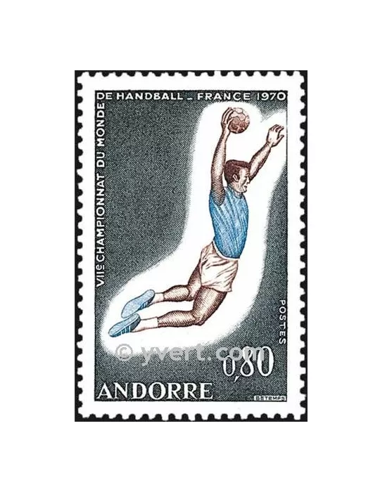 n° 201 -  Timbre Andorre Poste
