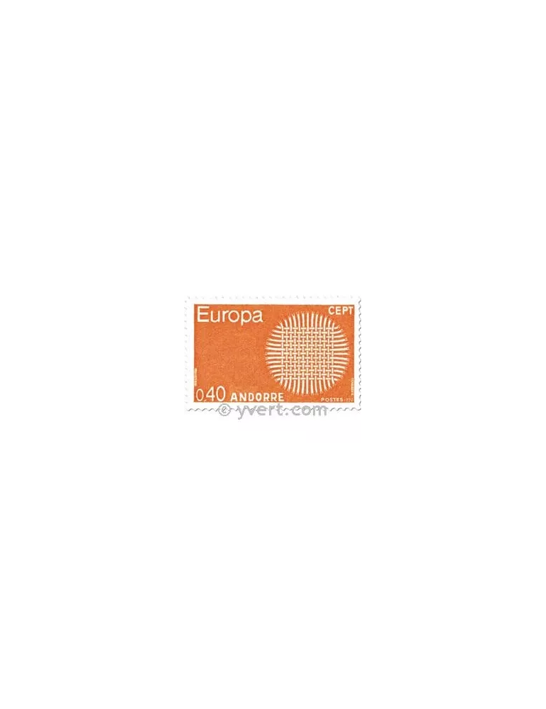 n° 202/203 -  Timbre Andorre Poste