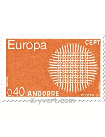 n° 202/203 -  Timbre Andorre Poste 2